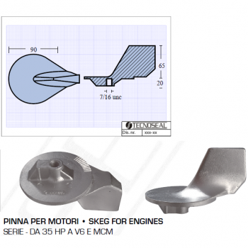 Finne für Motoren der Serien 35 PS bis V6 und MCM