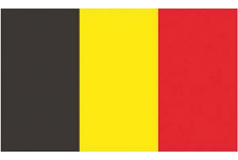 BELGIEN FLAGGE CM.70X100