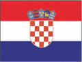 Kroatien Flagge