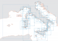 Seekarte LIGURISCHES MEER UND NORTHERN CENTER TYRRHENIAN