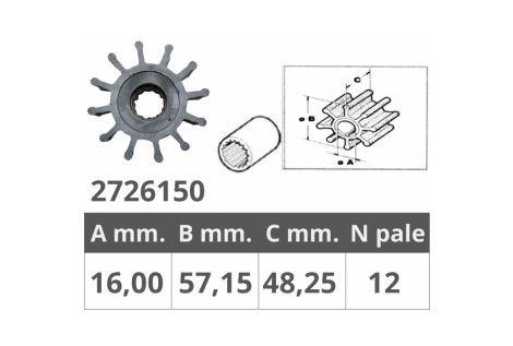 JABSCO LAUFRAD 13554-6001