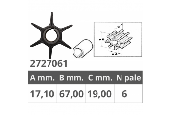 LAUFRAD SUZUKI 2T DT 40-50-60-65