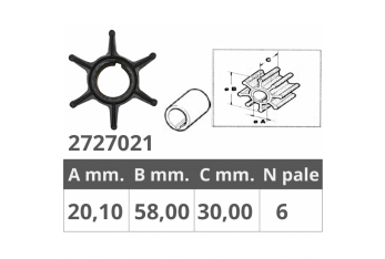 LAUFRAD YAMAHA 2T 75-85-90 PS